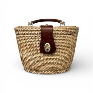 Vintage Magid Wicker Basket Bag